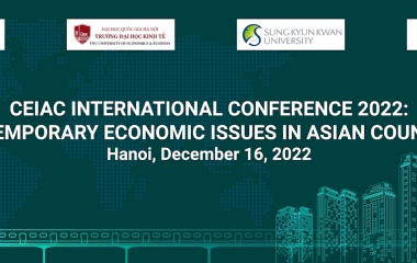 (Sắp diễn ra) Hội thảo “Các vấn đề kinh tế đương đại tại các quốc gia châu Á” (CEIAC 2022)